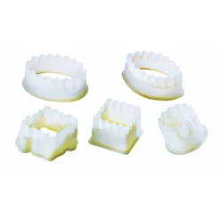 Découpoirs cannelés assortis en Polyglass (x 5)