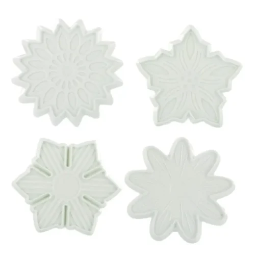 Découpoirs fleurs assorties Patisdécor (x 4)