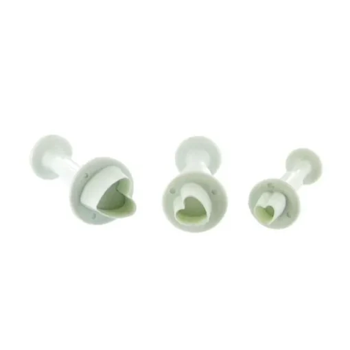 Découpoirs éjecteurs mini-cœurs Patisdecor (x 3)