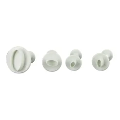 Découpoirs éjecteurs mini-ovales Patisdecor (x 4)