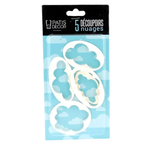 Découpoirs nuage (x 5)