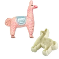 Découpoirs relief Licorne et Lama (x2)