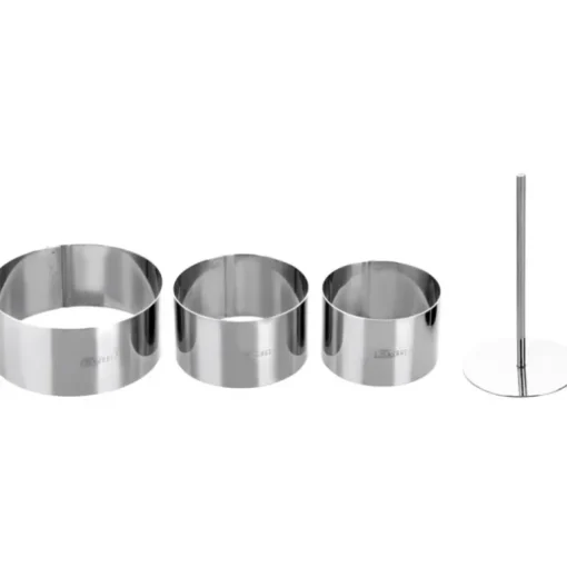 Découpoirs ronds assortis (x 3) + poussoir