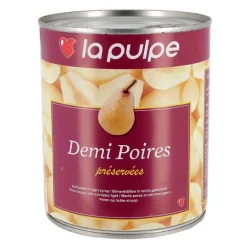 Demi  poires au sirop léger 840 g