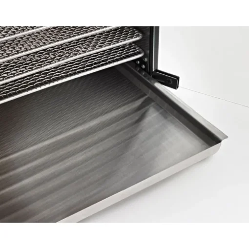 Déshydrateur électrique inox à fruits et légumes 10 plateaux portes en verre