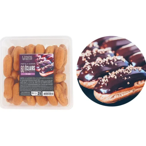 Eclairs pur beurre prêts à garnir (x 60)