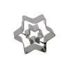 Emporte-pièce double Etoile inox 5 cm
