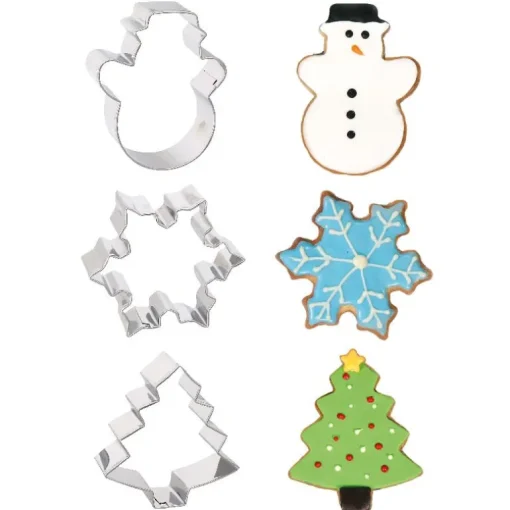 Emporte-pièce Noël assortis (x3)