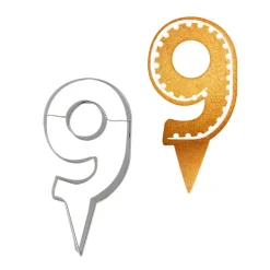 Emporte-pièces cake topper "9"