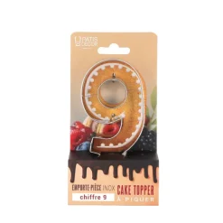 Emporte-pièces cake topper "9"