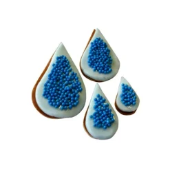 Emporte-pièces gouttes d'eau (x 4)