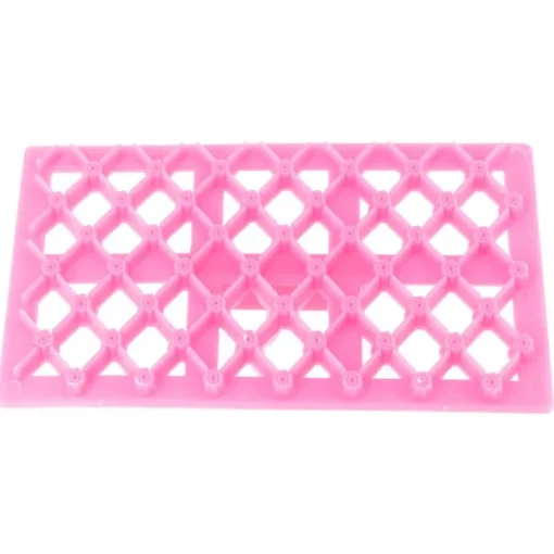 Empreinte effet matelassé fleurs rondes