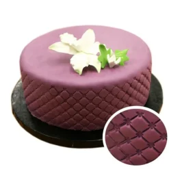 Empreinte effet matelassé broderie