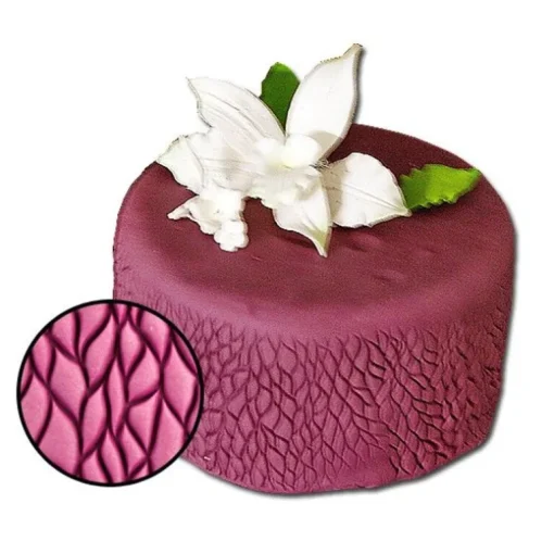 Empreinte effet matelassé veiné Patisdécor