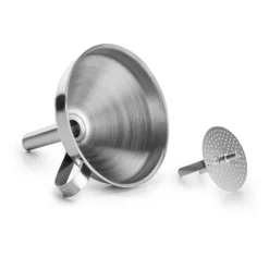 Entonnoir inox + filtre 10 cm