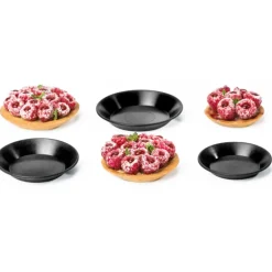 Exoglass 24 tartelettes rondes unies 7 cm