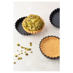 Exoglass 12 tartelettes rondes cannelées 11 cm