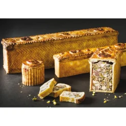 Exopan pâté en croûte long à chevrons 40x7,5x8,5 cm