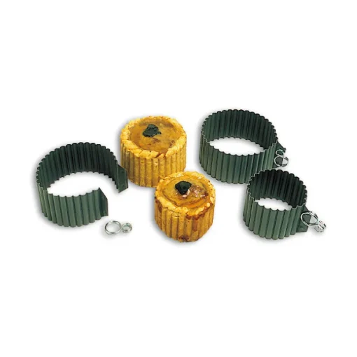 Exopan pâté en croûte rond cannelé hauteur 5 cm diamètre 6,5 cm