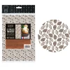 Feuilles transfert cabosses de cacao (x5)