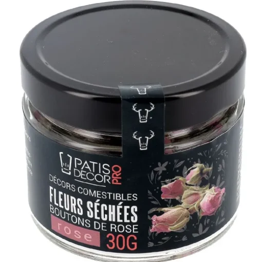 Fleurs séchées de roses roses 30 g