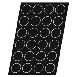 Flexipan GN 1/1 plaque de 15 demi-sphères 7 cm