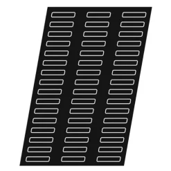 Flexipan GN 1/1 plaque de 42 demi-cylindres 8,5x1,7x1,5 cm