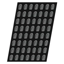 Flexipan GN 1/1 plaque de 42 mini-madeleines 5,2x3,5 cm