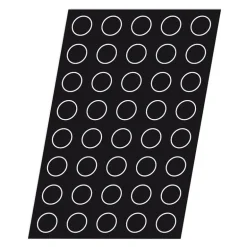 Flexipan 60x40 plaque de 40 cônes 5x4 cm