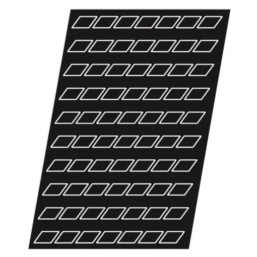Flexipan 60x40 plaque de 70 losanges 60x3,5 cm