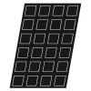 Flexipan 60x40 plaque de 35 pyramides 5x5x3,5 cm