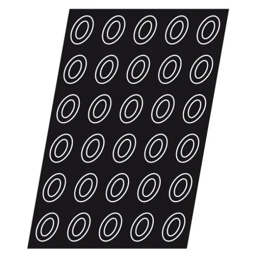 Flexipan 60x40 plaque de 24 savarins ovales 8x6 cm