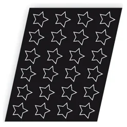 Flexipan 60x40 plaque de 24 étoiles 8 cm