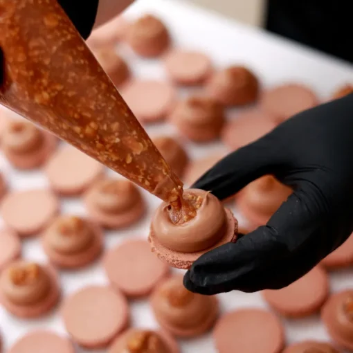 Fourrage chocolat caramel aux éclats de biscuits 200 g