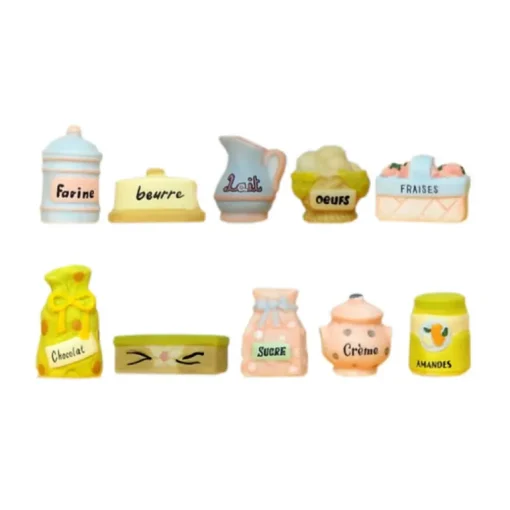 Fèves thème "ingrédients du pâtissier" pour galette des rois (x 2)