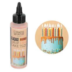 Glaçage pour drip cake orange 120 g