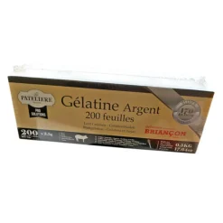 Gélatine porcine 200 feuilles 170 blooms 500 g