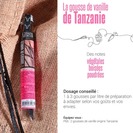 Gousse de Vanille Tanzanie (x2)