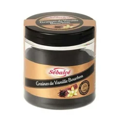 Graines de vanille Bourbon de Madagascar Sébalcé 100 g