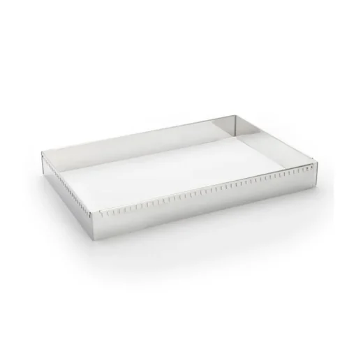 Grand cadre extensible inox rectangle Hauteur 5 cm De Buyer
