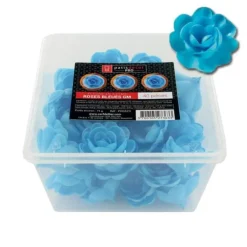 Grandes roses bleues en azyme (x40)