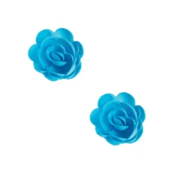 Grandes roses bleues en azyme (x 6)