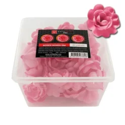 Grandes roses roses en azyme (x40)