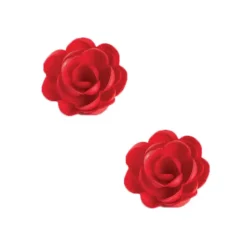Grandes roses rouges en azyme (x 6)