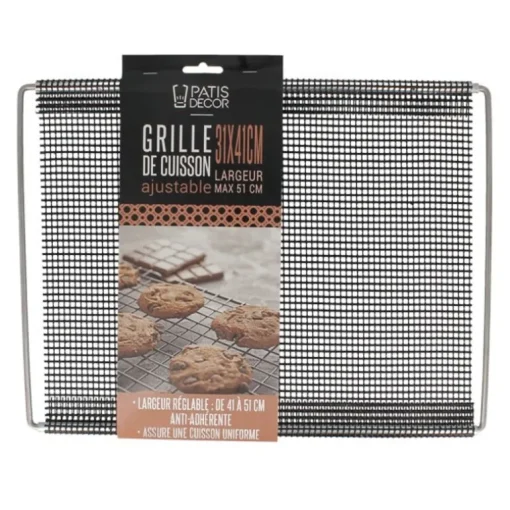 Grille de cuisson réglable 31 x 41 cm