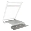 Guitare inox 350x350 socle inox avec plaque de retournement