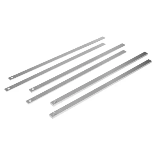 Jeu de 6 règles à confiserie aluminium 60x2 cm