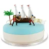 Kit décor gâteau bateau de pirates