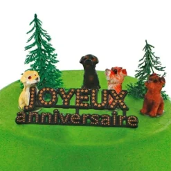 Kit décor Gâteau Chiens