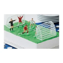 Kit décor gâteau Football Wilton